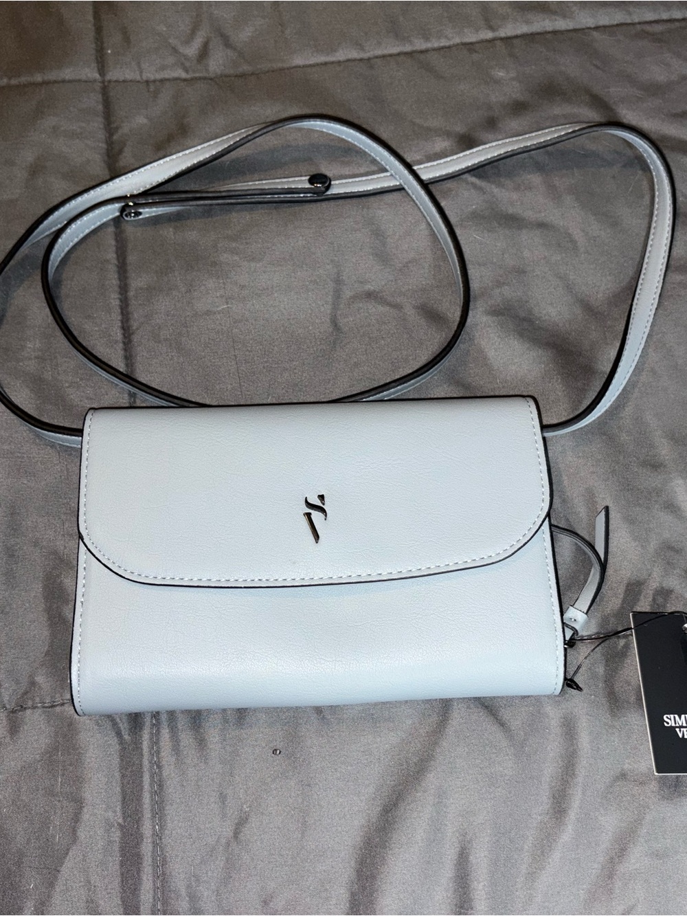 Simply Vera Vera Wang Light Blue Crossbody Wallet